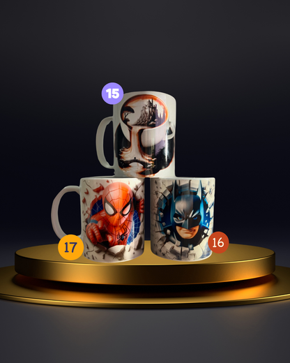 11oz Colorful Ceramic Coffee Mugs (Just select your number on the picture)