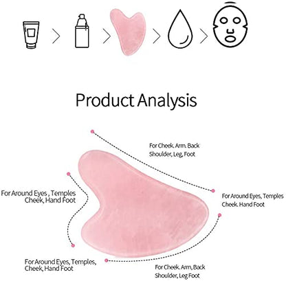 Gua Sha Massage Roller Neck Face Massager  & Anti-Wrinkle Face Guasha Scraping Massager