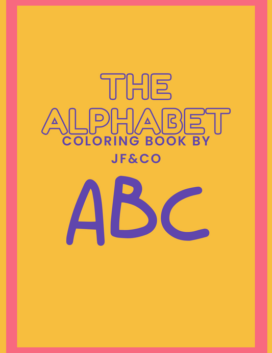 Alphabet Coloring Pages – 28 Fun & Educational Pages for Kids (Digital Download)